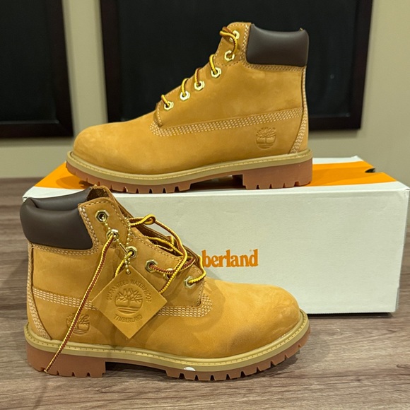 Timberland premium wheat nubuck youth 3 BL - Picture 1 of 4